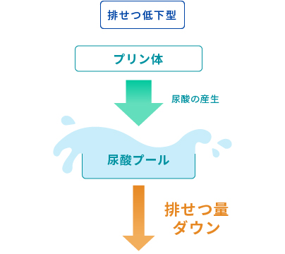 排せつ低下型