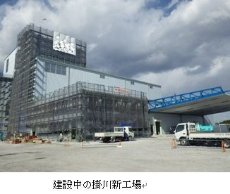 掛川新工場建設中